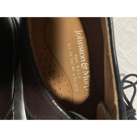 Johnston & Murphy Men’s 9.5M Golf Shoes NWT Made in USA Two‑Tone Leather Wingtip main image 10